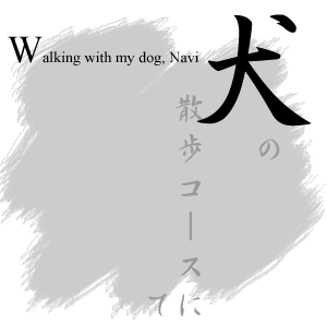 Walking with my dog, Navi/̎UR[Xɂ